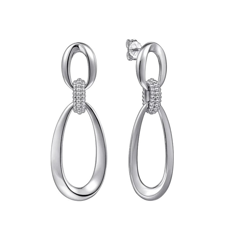 Sterling Silver Bujukan Drop Earrings