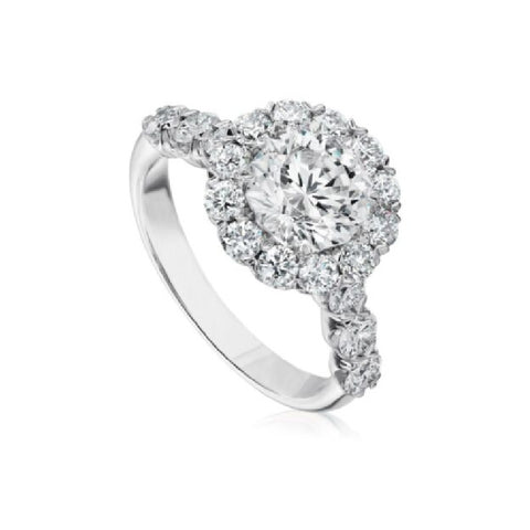 18K White Gold Christopher Designs of New York Diamond Semi-Mounting Only