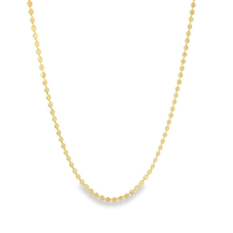 18K Gold Filled Flat Disc Chain