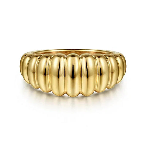 14K Yellow Gold Fashion Ring