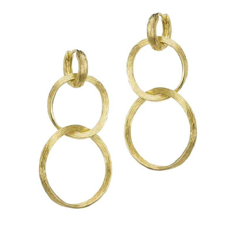 18K Vermeil Drop Earrings