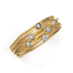 14K Yellow and White Gold Diamond Ring