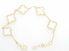 Sterling Silver & Mixed Metal Bracelet