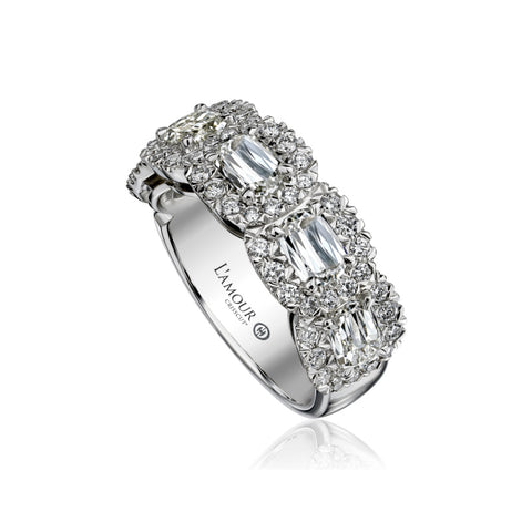 18K White Gold Christopher Designs of New York Diamond Ring