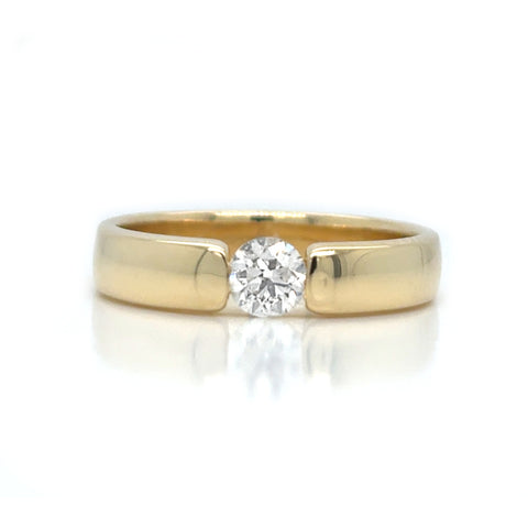 14K Yellow Gold Diamond Ring