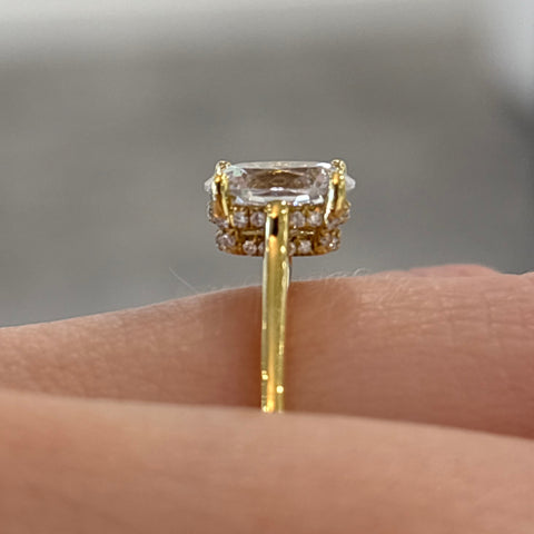 14K Yellow Gold Diamond Mounting Only