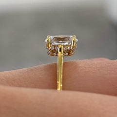 14K Yellow Gold Diamond Mounting Only
