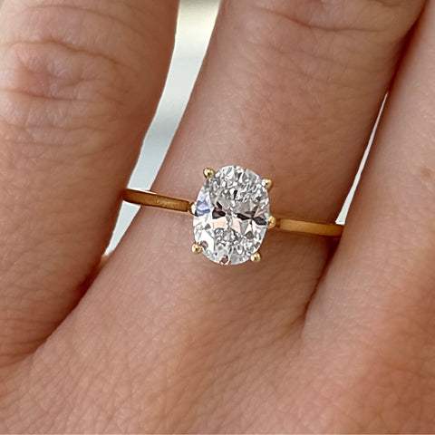 14K Yellow Gold Diamond Mounting Only