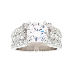 14K White Gold Diamond Mounting Only