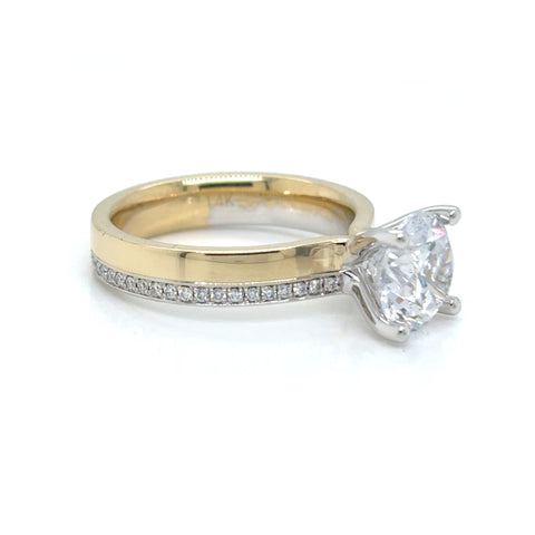 14K Yellow Gold Engagement Ring *Mounting Only