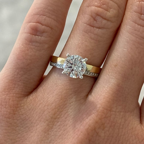14K Yellow Gold Engagement Ring *Mounting Only