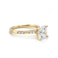 14k Yellow Gold Diamond Engagement Ring *Mounting Only