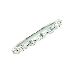 14K White Gold Diamond Ring