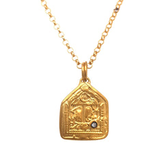 24K Vermeil Coin Necklace