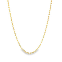18K Gold Filled 16" Flat Disc Chain