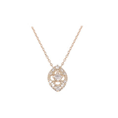 14K Yellow Gold Diamond Necklace