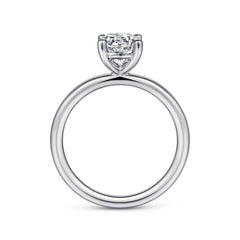 14K White Gold Solitaire Mounting