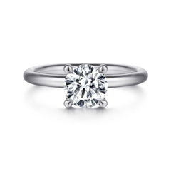 14K White Gold Solitaire Mounting