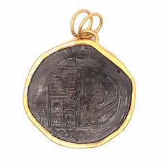 24K Vermeil Coin Pendant