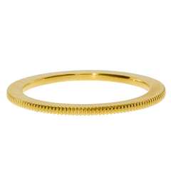 14K Yellow Gold Stacker Ring Size 5.5