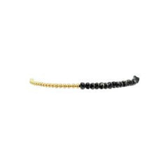 Karen Lazar Black Spinel Bracelet 6.75"