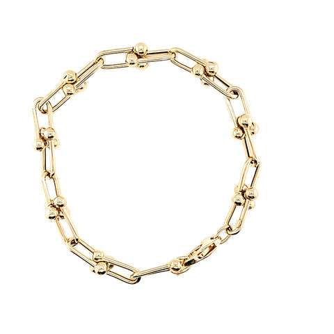 14K Yellow Gold Tiffany Inspired Bracelet