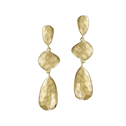 18K Vermeil Freeform Drop Earrings