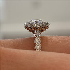 18K White Gold Christopher Designs of New York Diamond Semi-Mounting Only