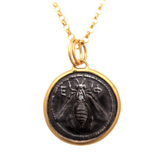 24K Vermeil Coin Necklace