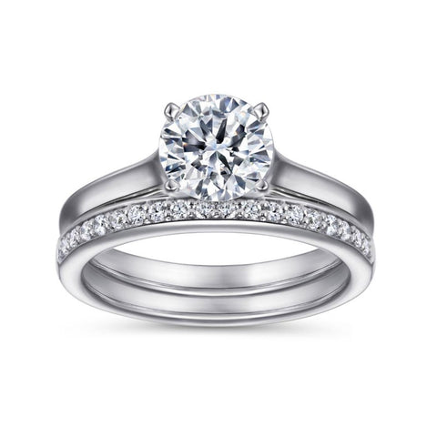 14K White Gold Solitaire Mounting