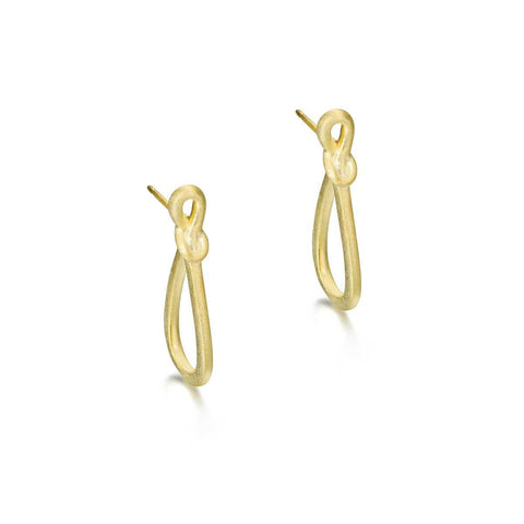 Sterling Silver Vermeil Drop Earrings
