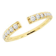 14K Yellow Gold Diamond Ring