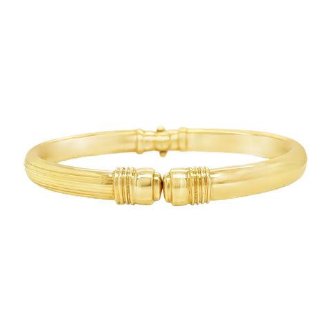 14K Yellow Gold Hinged Bangle Bracelet