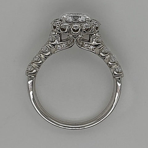 18K White Gold Christopher Designs of New York Diamond Semi-Mounting Only