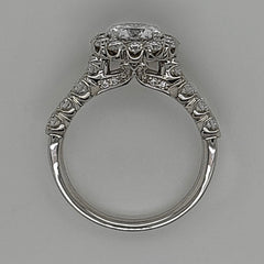 18K White Gold Christopher Designs of New York Diamond Semi-Mounting Only