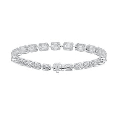 18K White Gold Diamond Bracelet