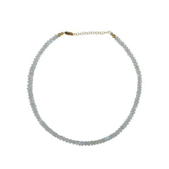 Karen Lazar Moonstone Necklace 16-18"