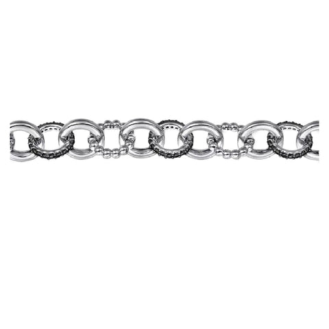 Sterling Silver Bujukan Link Bracelet