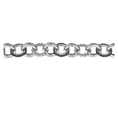 Sterling Silver Bujukan Link Bracelet