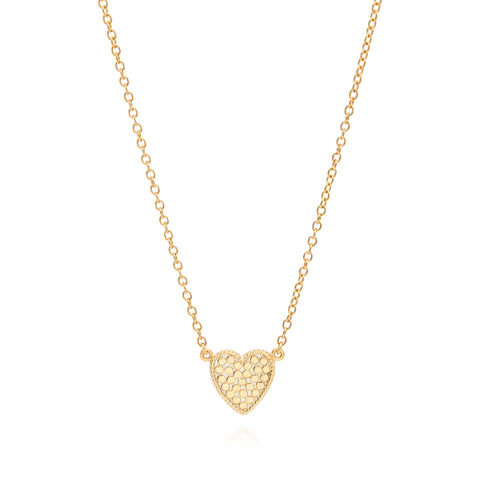 Anna Beck Sterling Silver Vermeil Heart Necklace