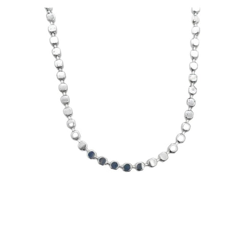 Sterling Silver 16" Flat Disc Chain