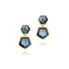 Vermeil Labradorite Earrings