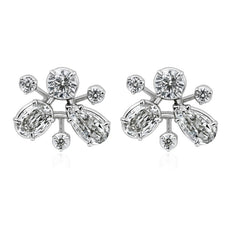 14K White Gold Christopher Designs of New York Earrings