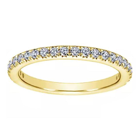 14K Yellow Gold Diamond Band