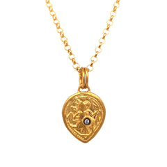 24K Vermeil Coin Necklace