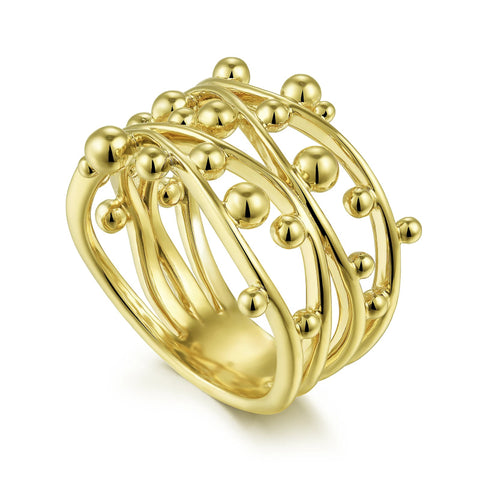 14K Yellow Gold Fashion Ring
