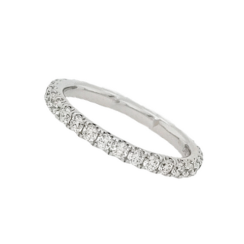 14K White Gold Diamond Eternity Ring