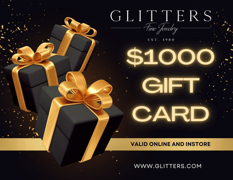 Glitters Fine Jewelry Gift Card $1000
