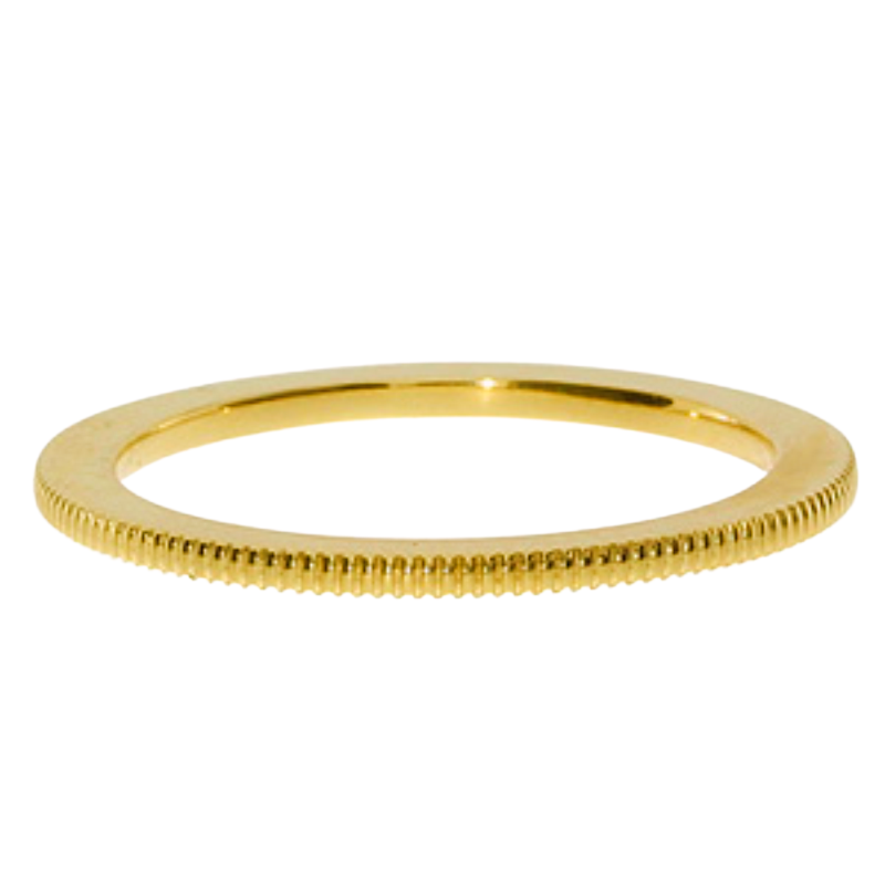 14K Yellow Gold Stacker Ring Size 5