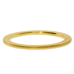 14K Yellow Gold Stacker Ring Size 6